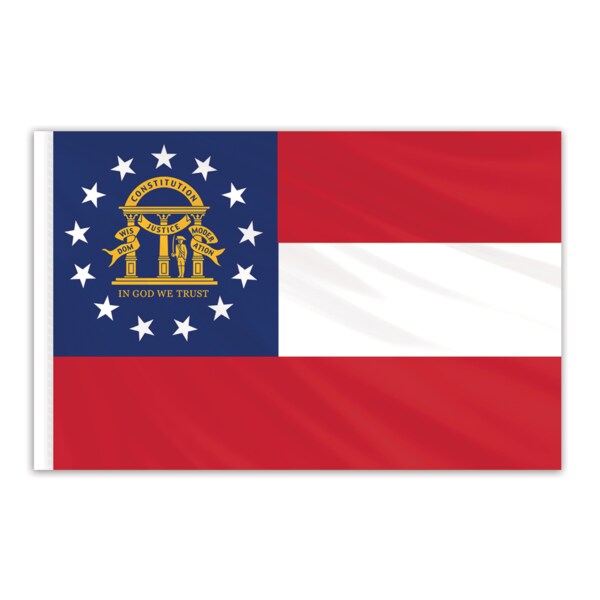 Georgia Indoor Nylon Flag 3'x5'